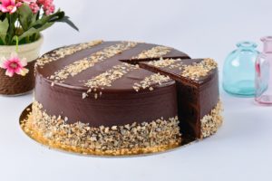 Bolo de chocolate delicioso