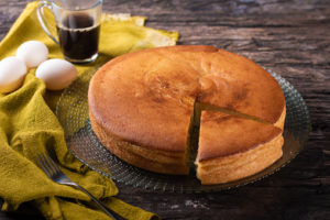 pudim de mandioca cozida