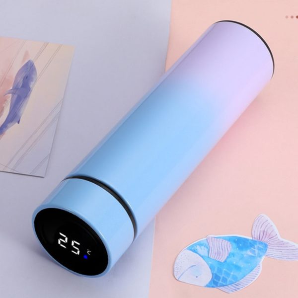 Garrafa Termica 500ML Com Sensor Display Led Para Temperatura - Image 2