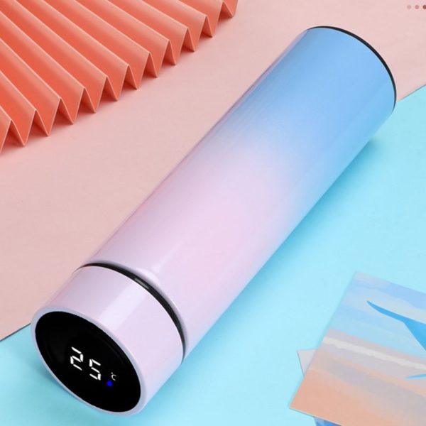 Garrafa Termica 500ML Com Sensor Display Led Para Temperatura - Image 3