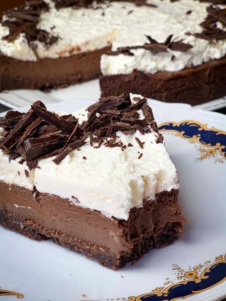 Cheesecake de chocolate
