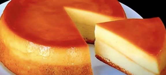 Receita de Pudim de Duas Massas