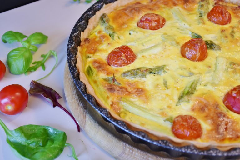 Quiche de Alho-Poró e Queijo