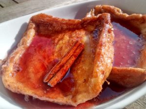 rabanadas com calda