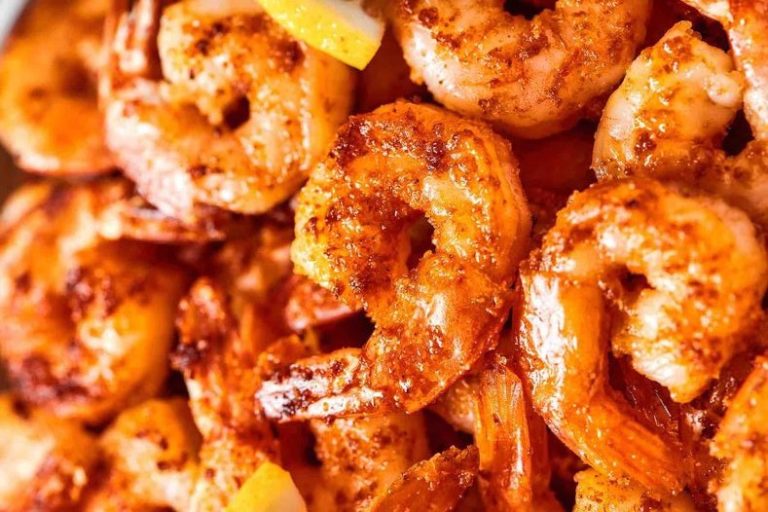 Camarão na Air Fryer.