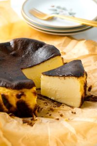 Torta Basca ou Basque Burnt Cheesecake