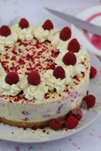 Receita de cheesecake de limão e framboesa