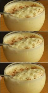 Arroz doce cremoso
