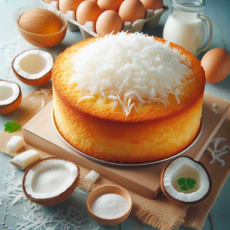 Bolo de Coco Fofinho