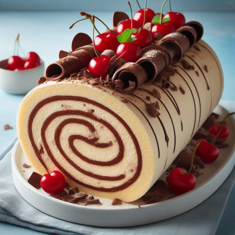 Torta de Baunilha com Recheio de Chocolate