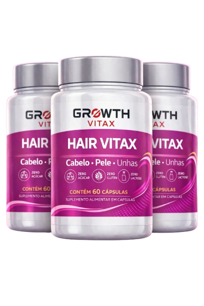 Hair Vitax cabelo pele e unhas